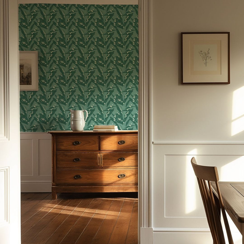 Green Wallpaper: Design Ideas for Every Room