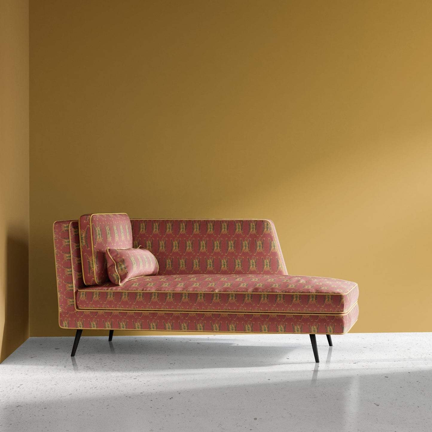 LINEN Tibetan Tiger Linen - Burnt Orange