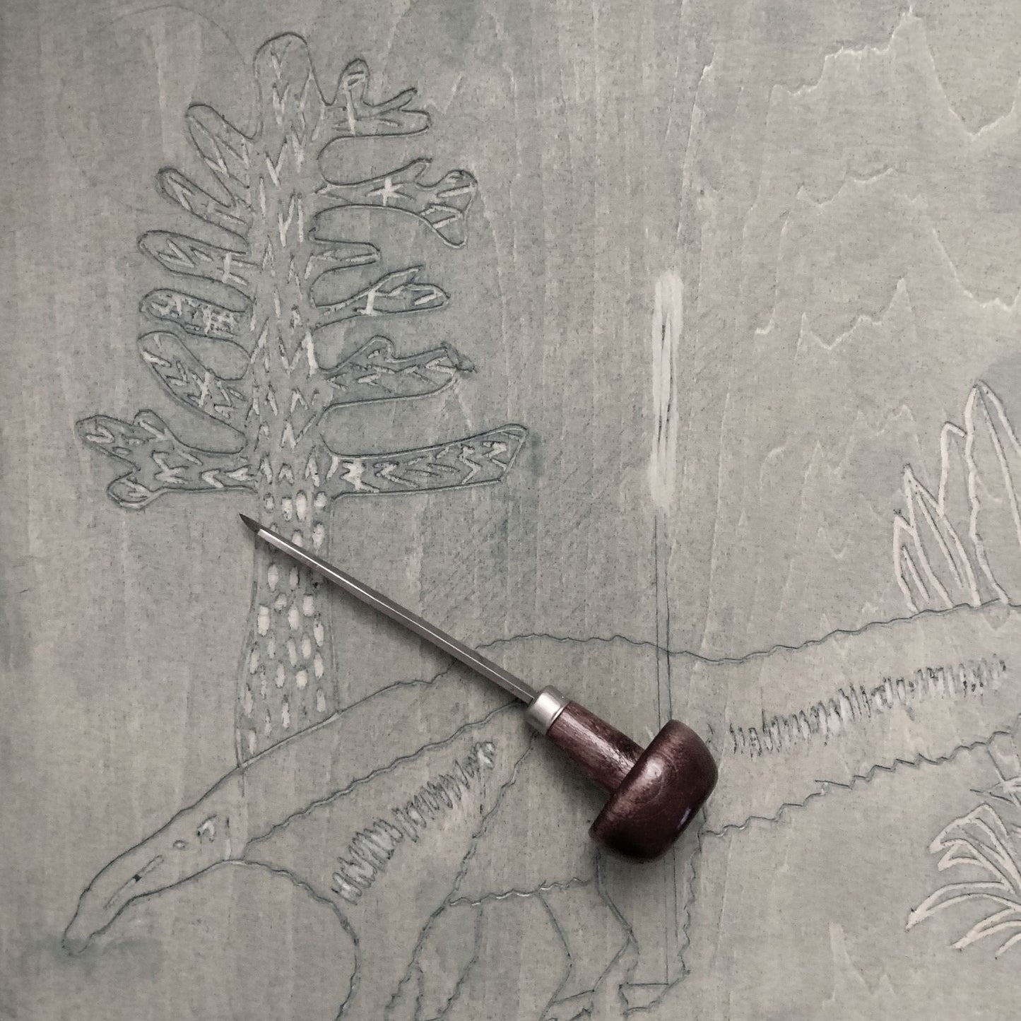 WALLPAPER The Anteater Wallpaper - Midnight Blue