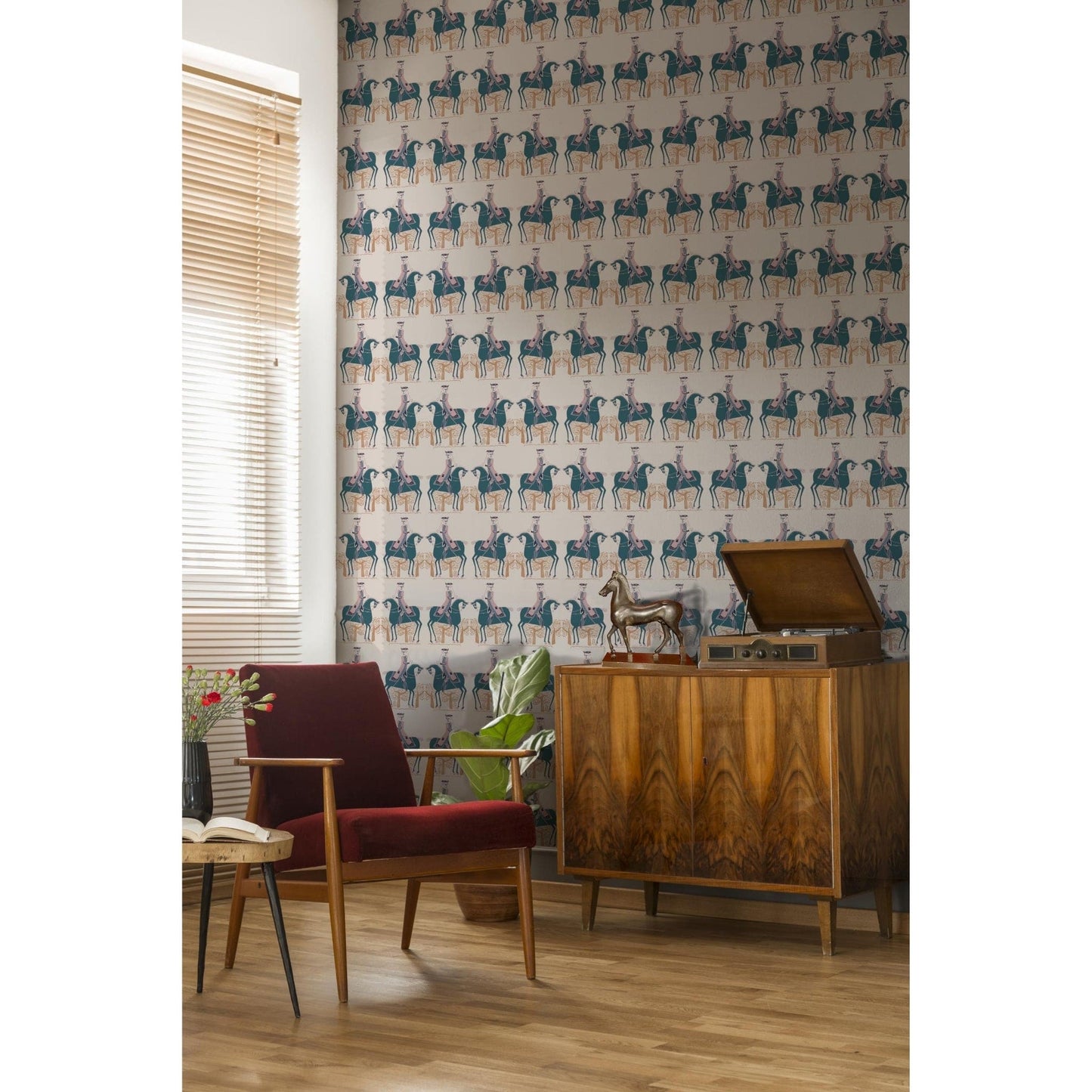 WALLPAPER Red Coat Wallpaper - Tapestry