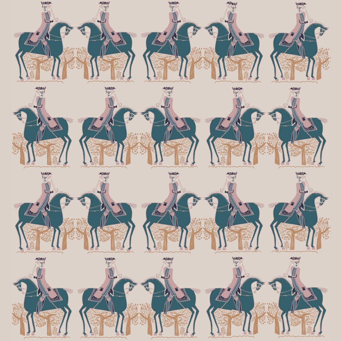 WALLPAPER ROLL Red Coat Wallpaper - Tapestry