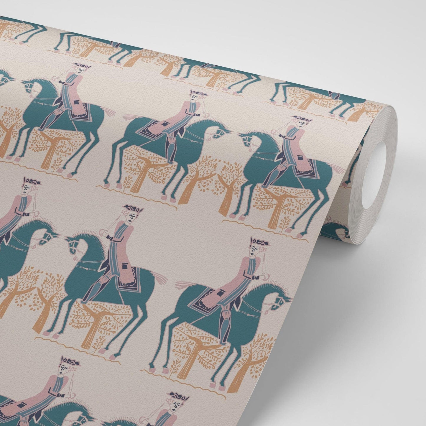 WALLPAPER Red Coat Wallpaper - Tapestry