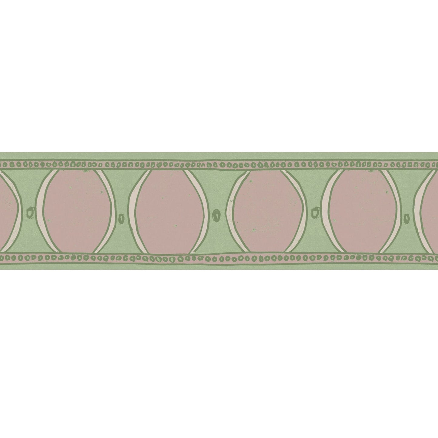 WALLPAPER BORDER SAMPLE Polka Wallpaper Border - Bloomsbury