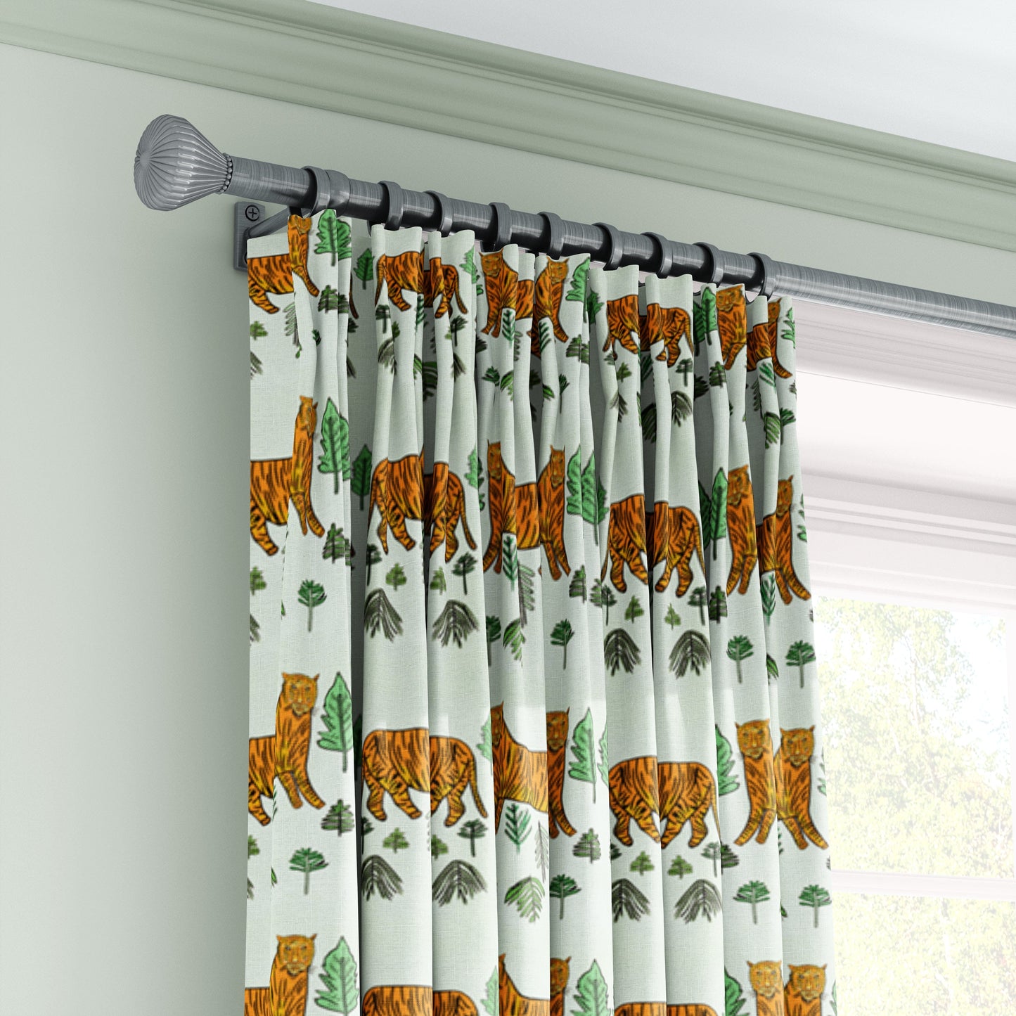 LINEN Tiger Tiger  Linen - Serpentine