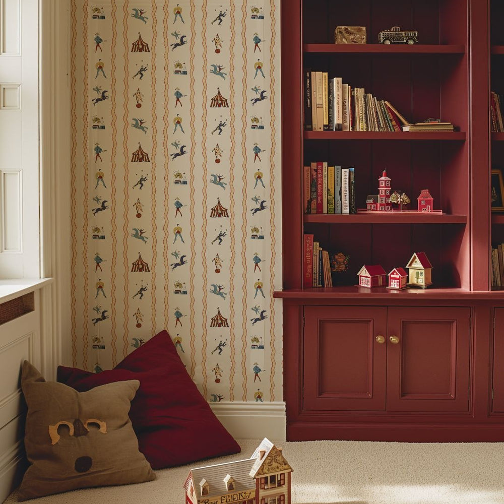 Picasso-Inspired circus wallpaper: The Magic of Parade