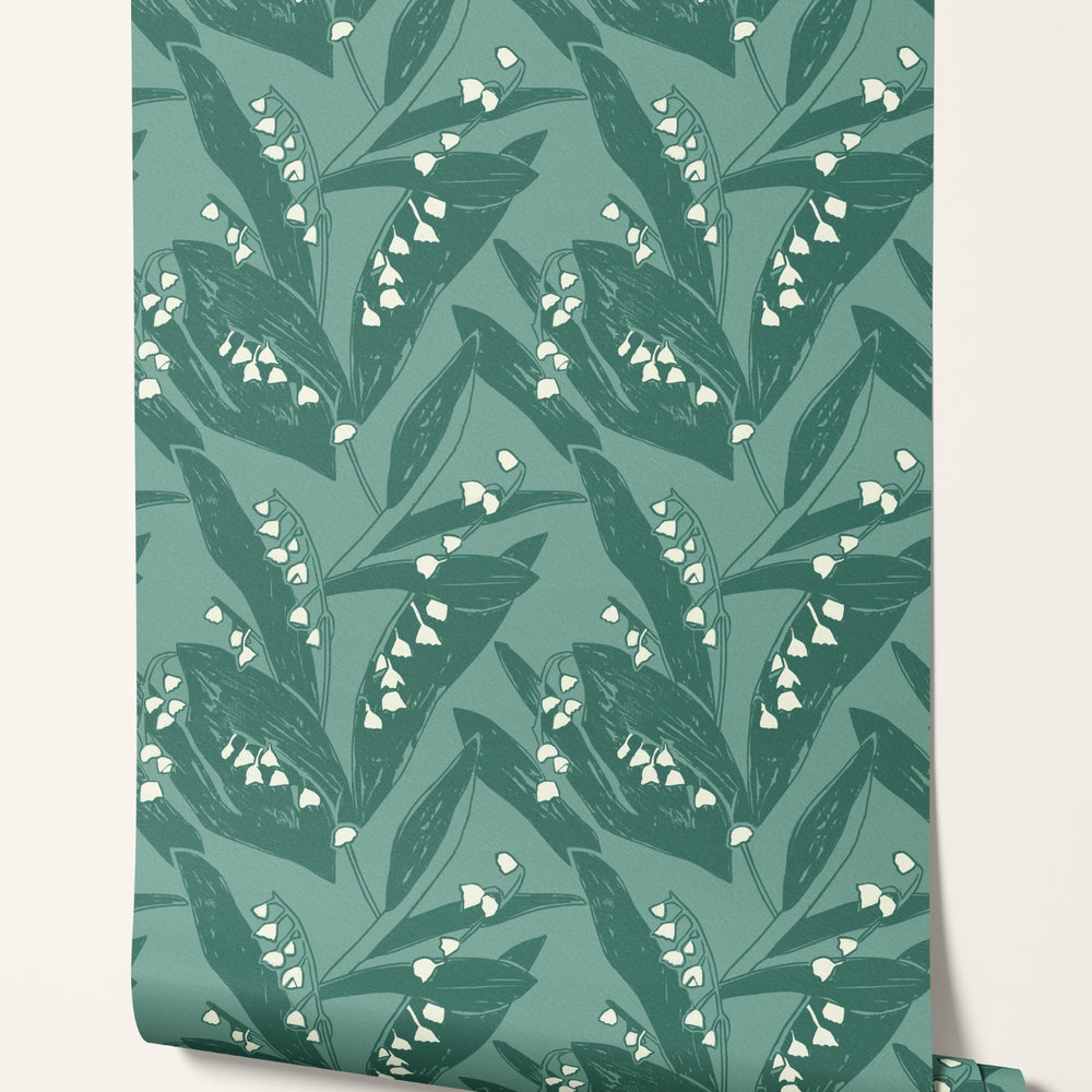 
                  
                    Lily of the Valley Wallpaper - Valley Green
                  
                