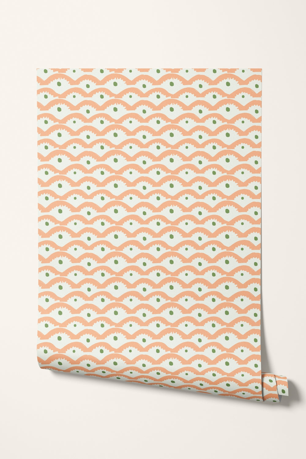 Wiggly Squiggly Wallpaper ~ Peachy