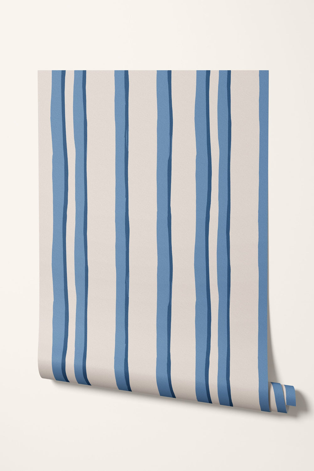 Somerset Stripes Wallpaper - Blues