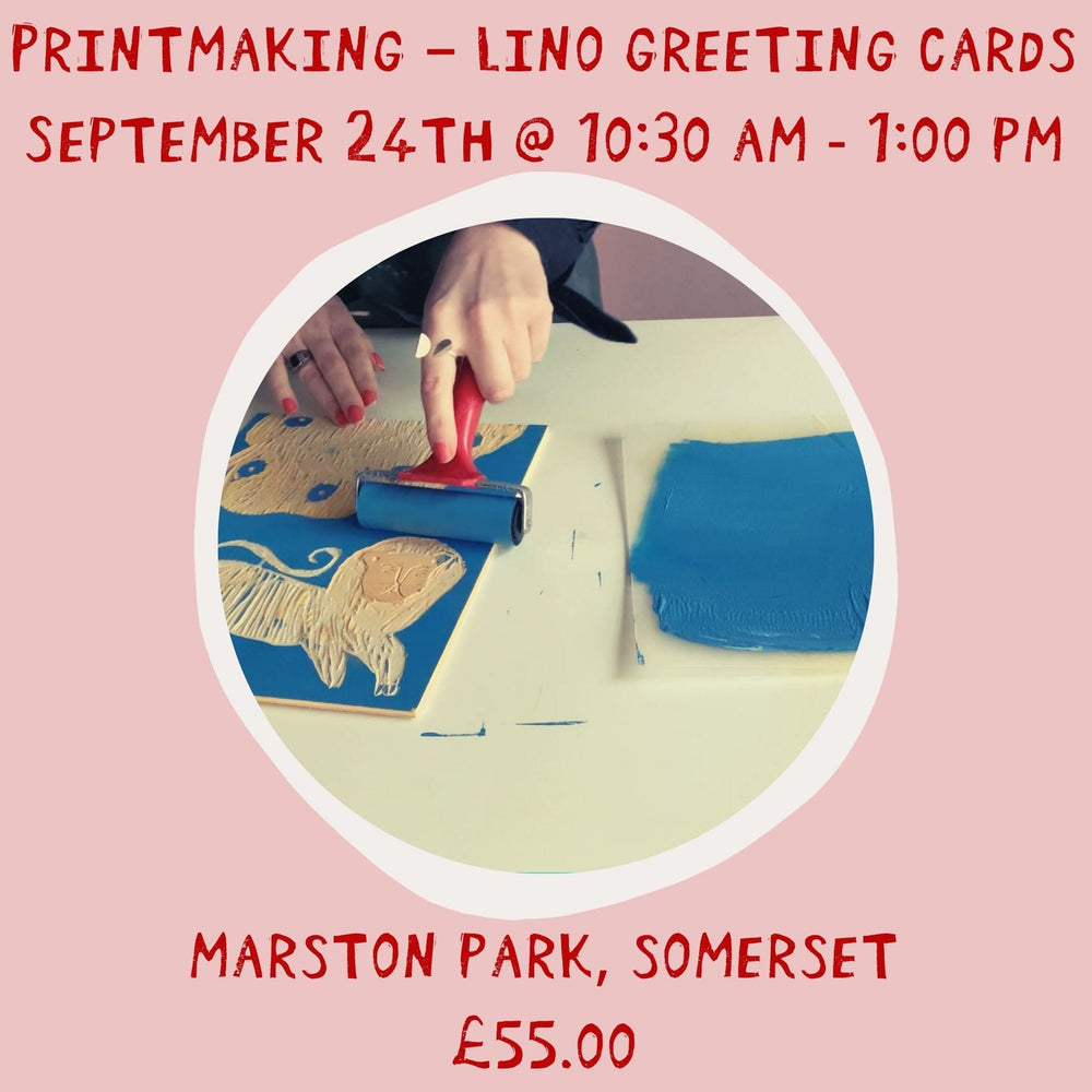 
                  
                    Annika Reed Studio  Lino Greeting Card Workshop
                  
                