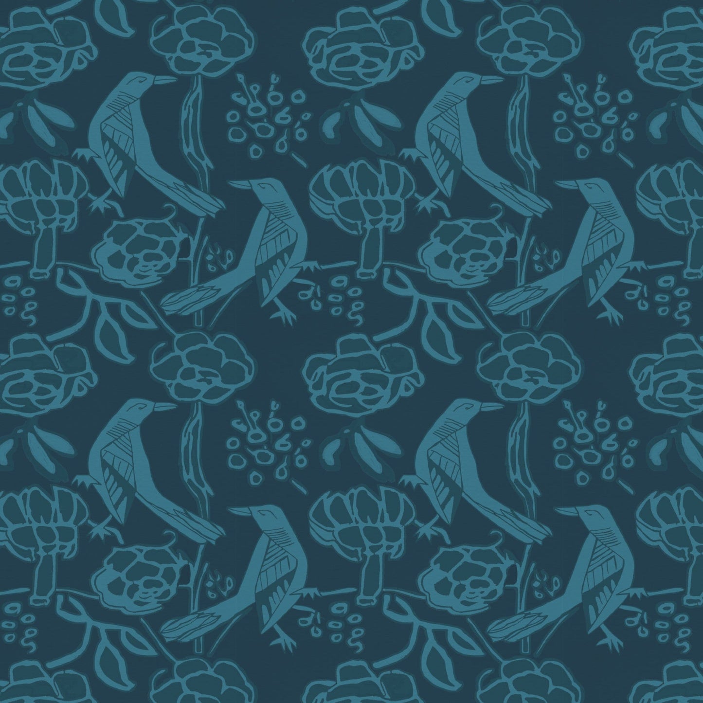 WALLPAPER SAMPLE SAMPLE Chattering of Choughs - Deco