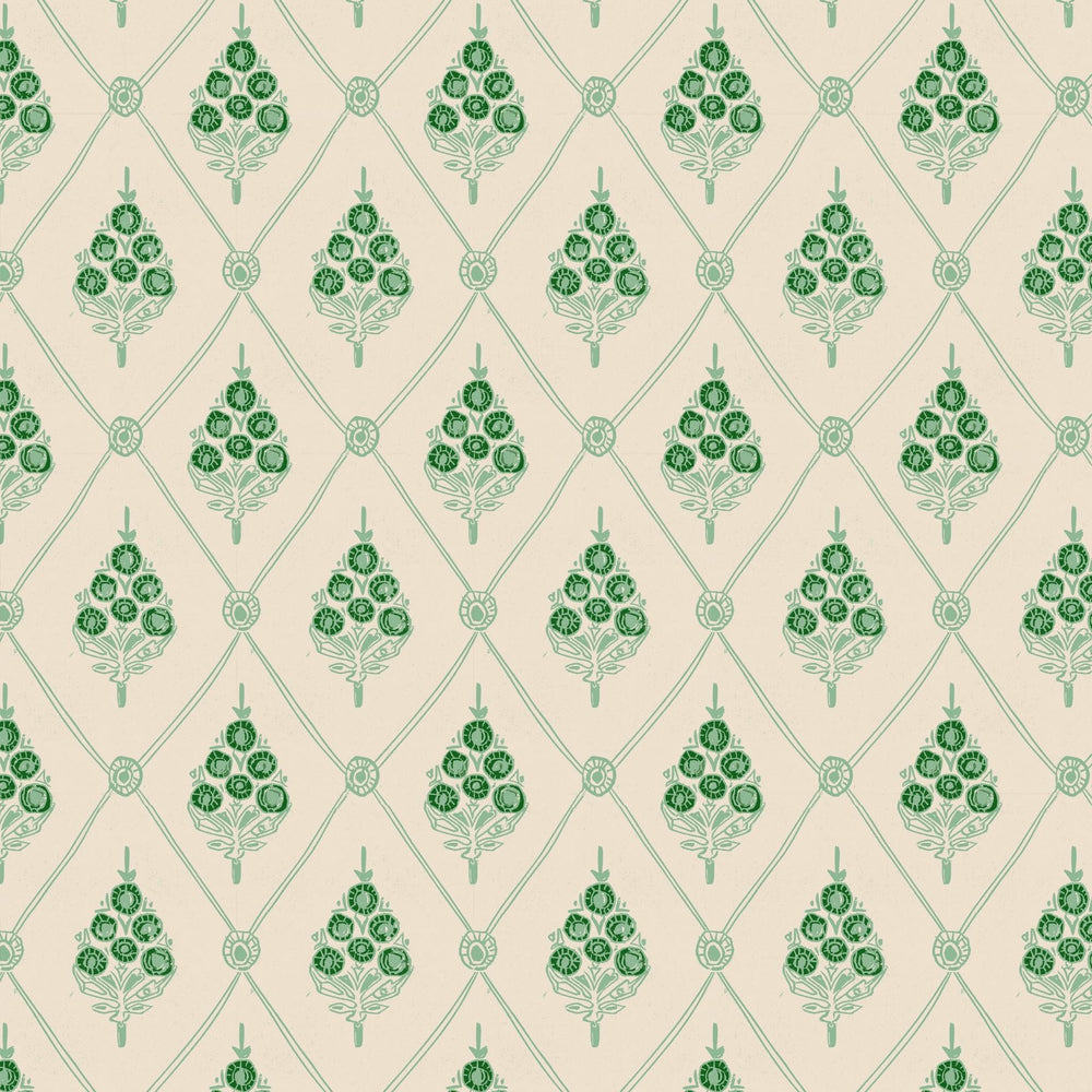 
                  
                    Agra Wallpaper - Jade
                  
                