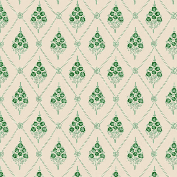 Agra Wallpaper - Jade