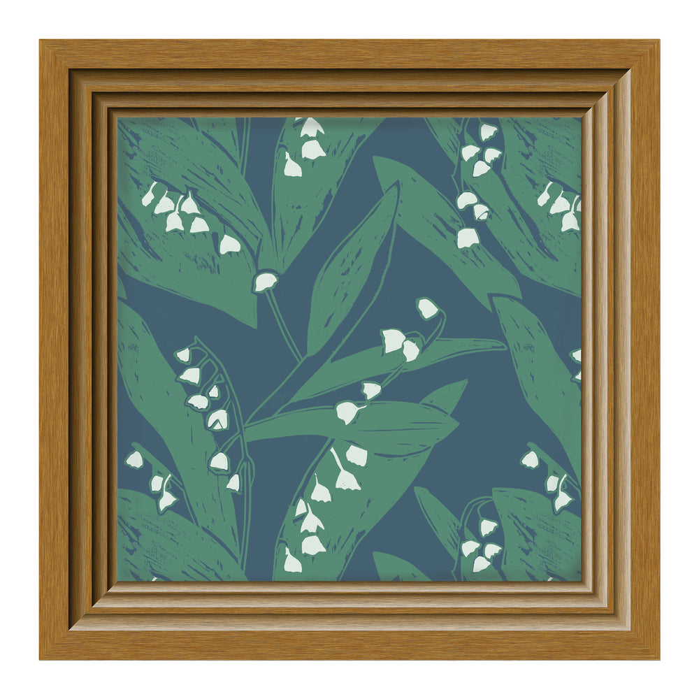 Giclée Print Lily of the Valley - Leaves at Midnight