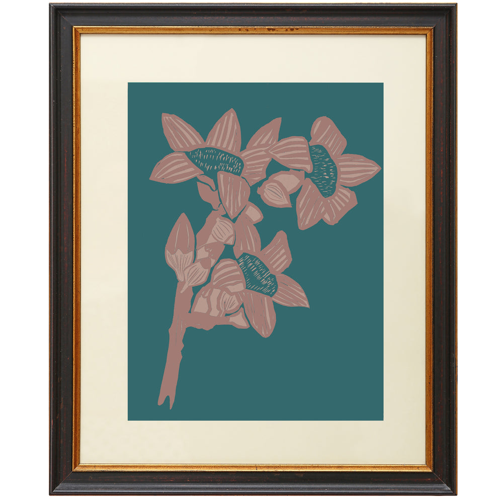 
                  
                    Giclée Print The Red Cotton Tree - Indian Teal
                  
                