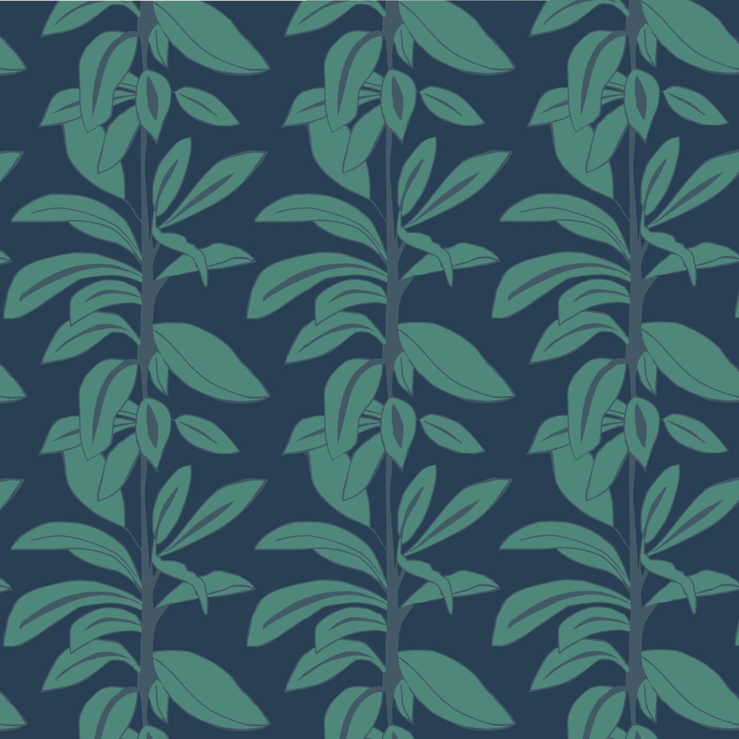 
                  
                    WALLPAPER SAMPLE Leaves at Midnight SAMPLE Rubber Plant - Leaves at Midnight
                  
                