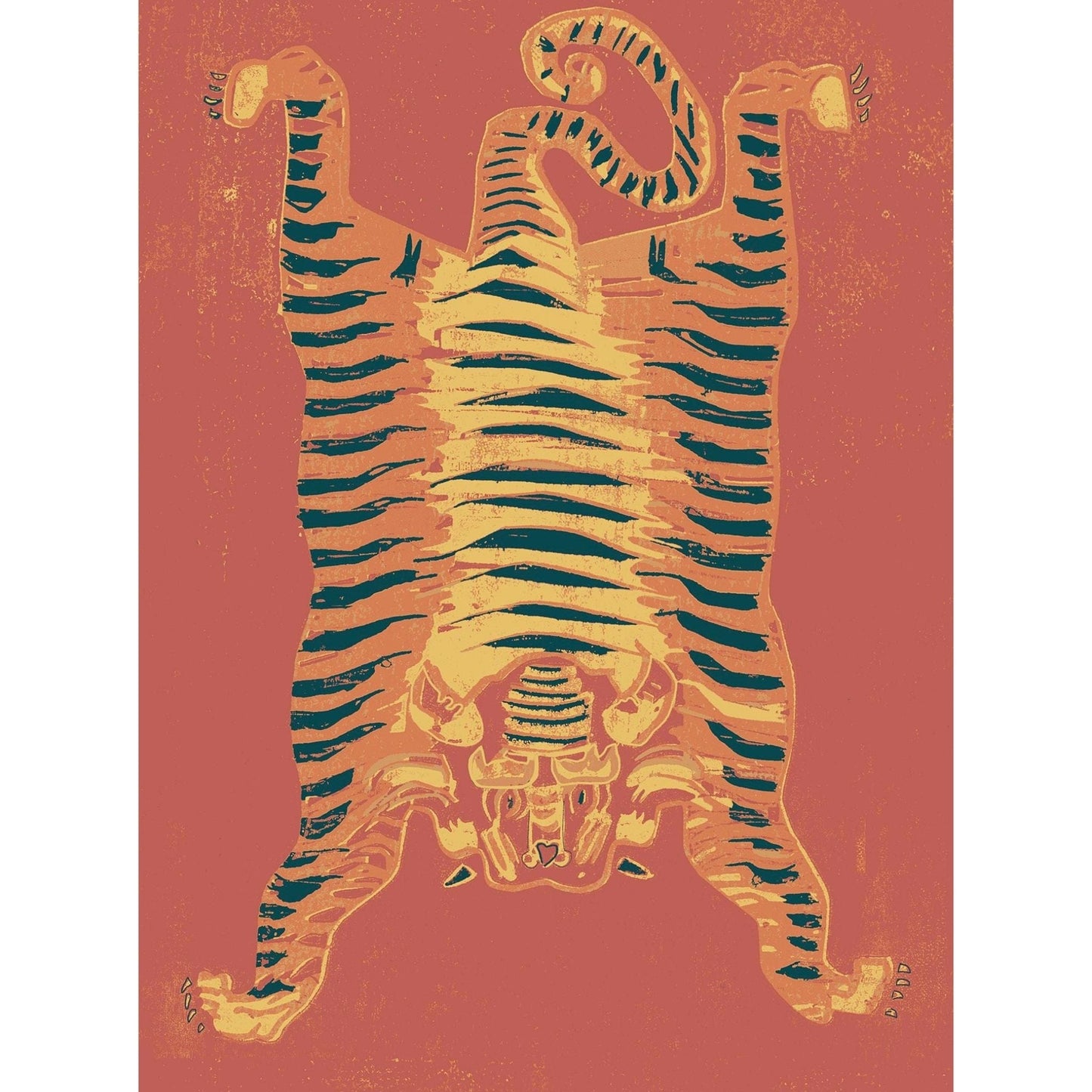 Giclee Print A4 (297 x 210mm) Giclée Print Tibetan Tiger