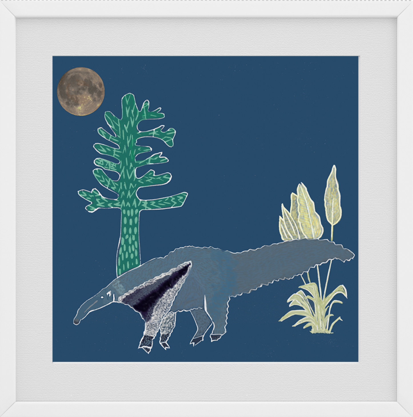 
                  
                    Giclée Print The Anteater - Midnight Blue
                  
                