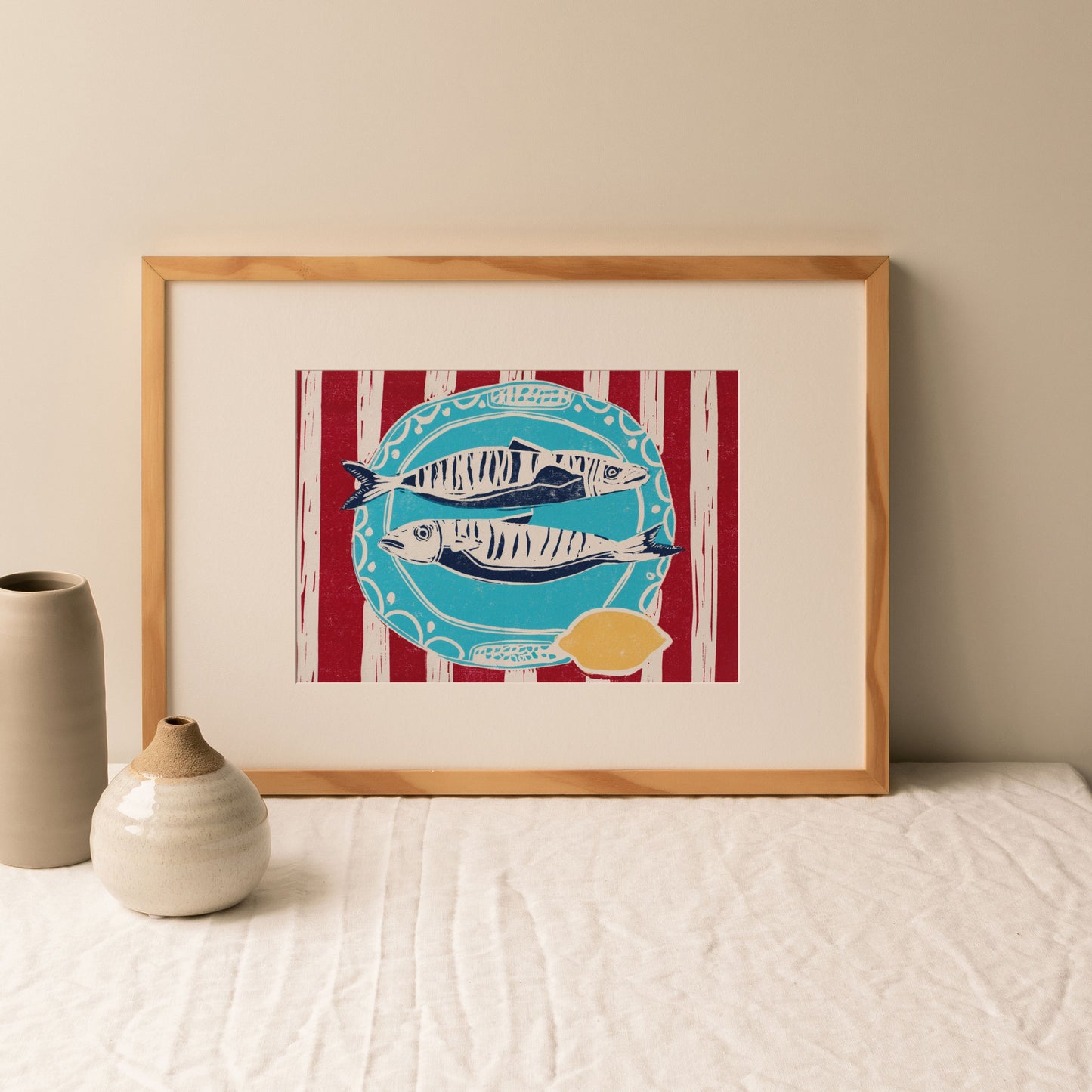
                  
                    Original Print of the Month - Fish on a Dish
                  
                