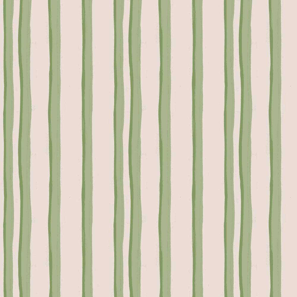Velvet PER METRE Somerset Stripes Recycled Velvet - Green