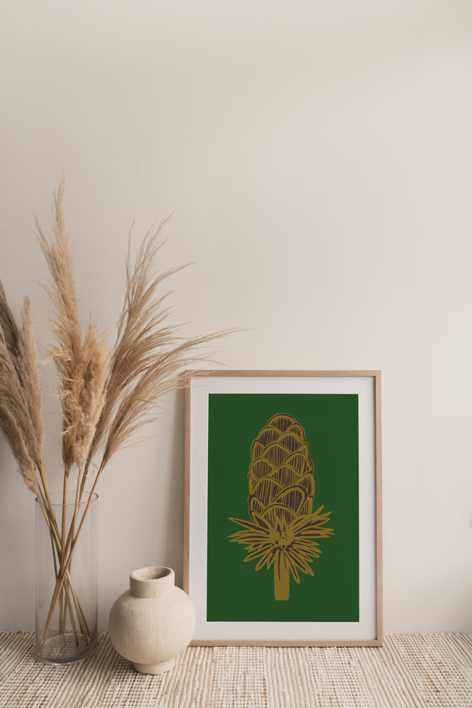 
                  
                    Giclée Print Where the Wild Teasels Were - Amber and Umber
                  
                
