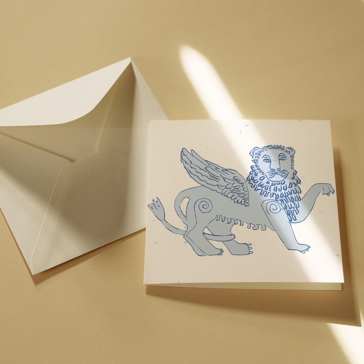 
                  
                    Greeting Card Single Greetings Card Winged Lion
                  
                