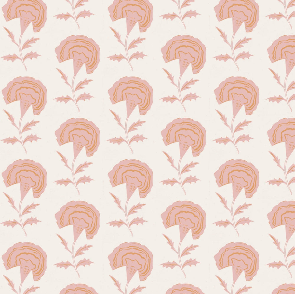 WALLPAPER ROLL Marigold Wallpaper - Pink Indian Sunset