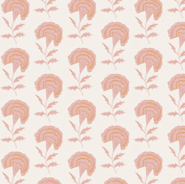 Marigold Wallpaper - Pink Indian Sunset