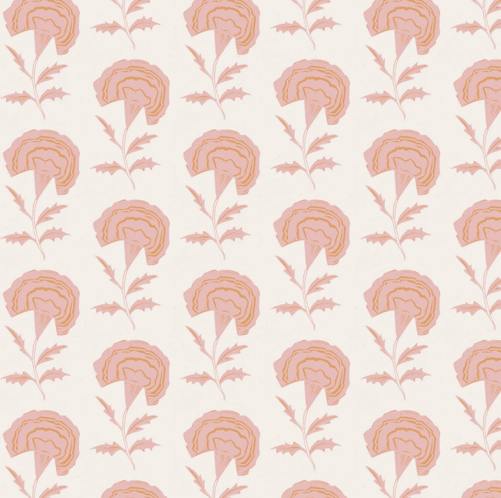 WALLPAPER SAMPLE SAMPLE SAMPLE Marigold Wallpaper - Pink Indian Sunset