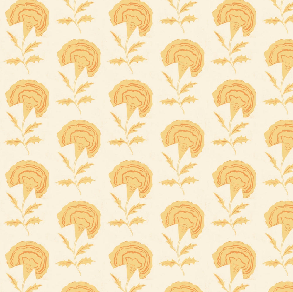WALLPAPER ROLL Marigold Wallpaper - Indian Sunrise