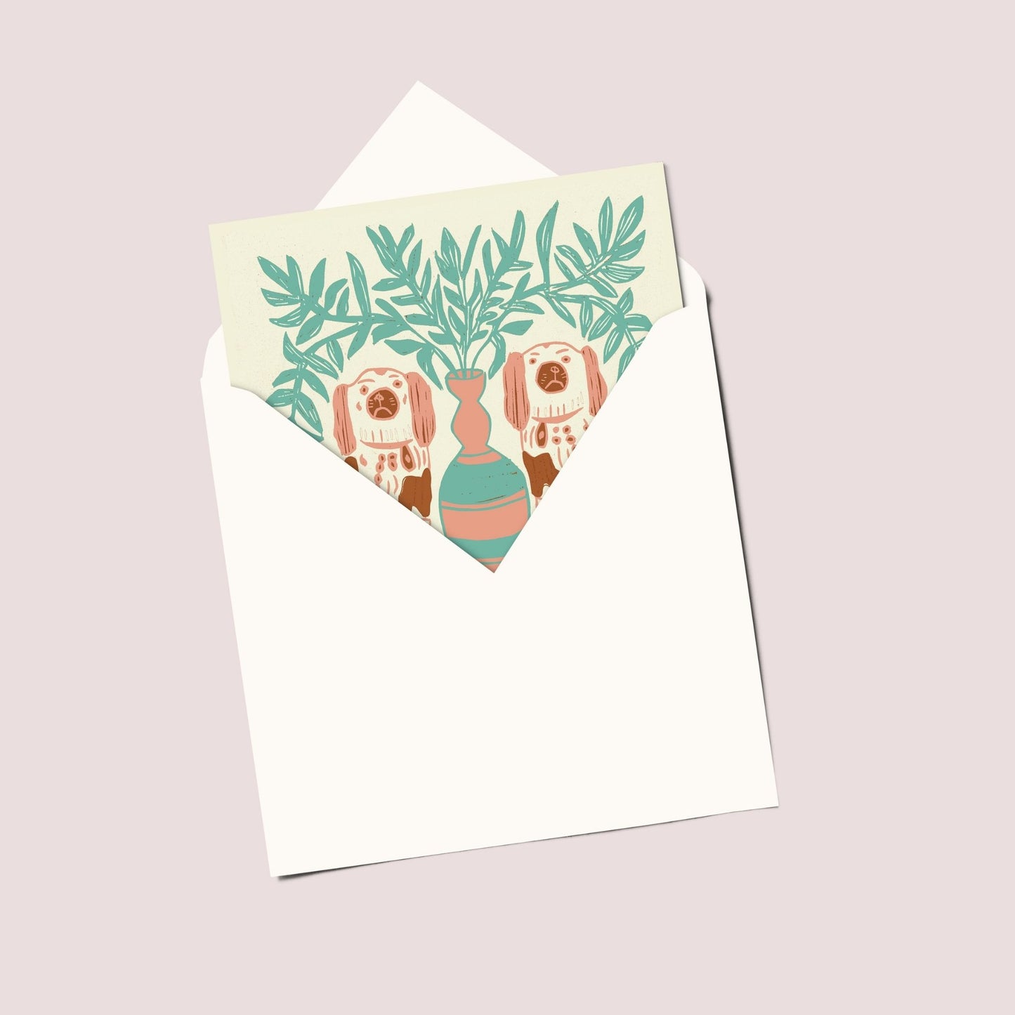
                  
                    Greetings Card Pair of Dogs
                  
                