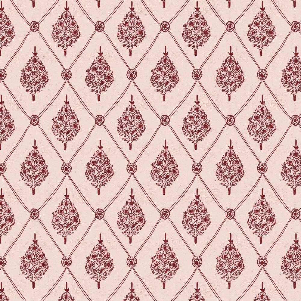 
                  
                    Agra Wallpaper - Pinks
                  
                