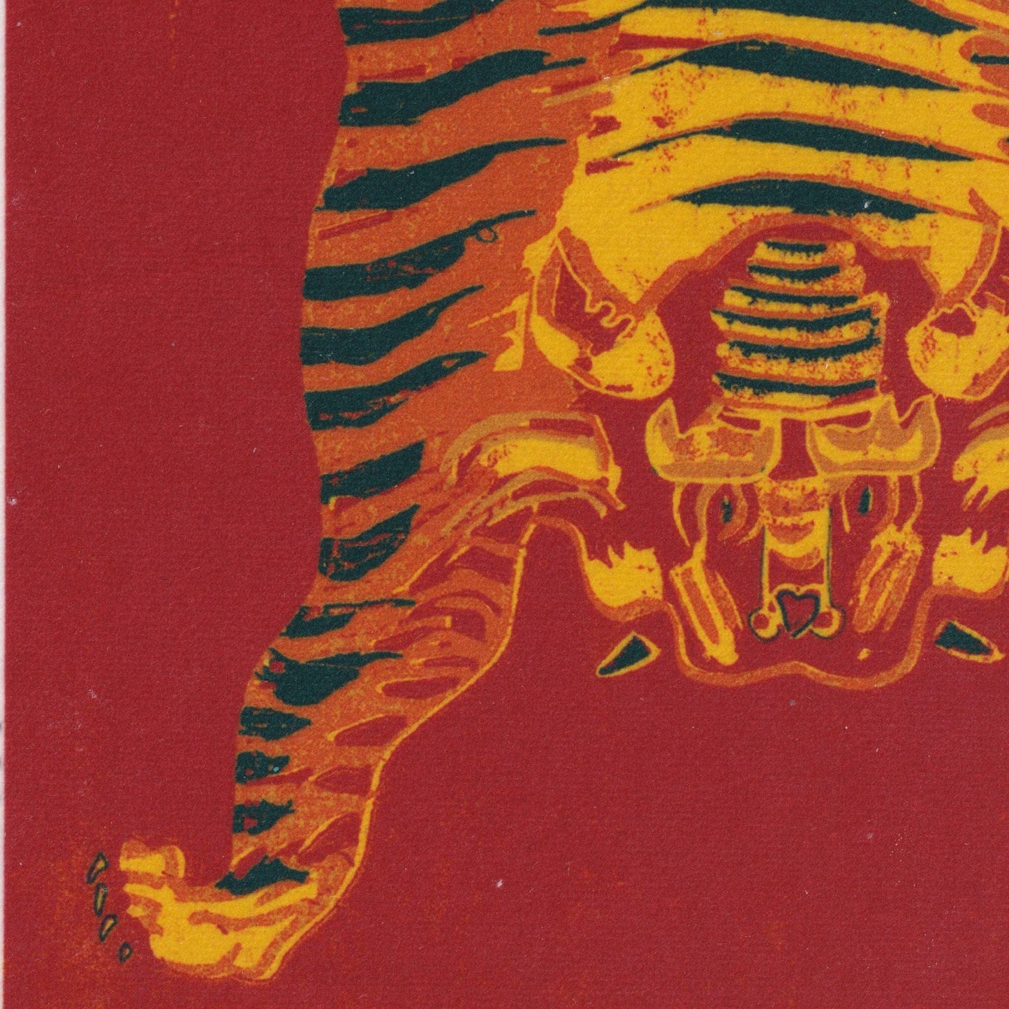 
                  
                    VELVET Tibetan Tiger Recycled Velvet - Burnt Orange
                  
                