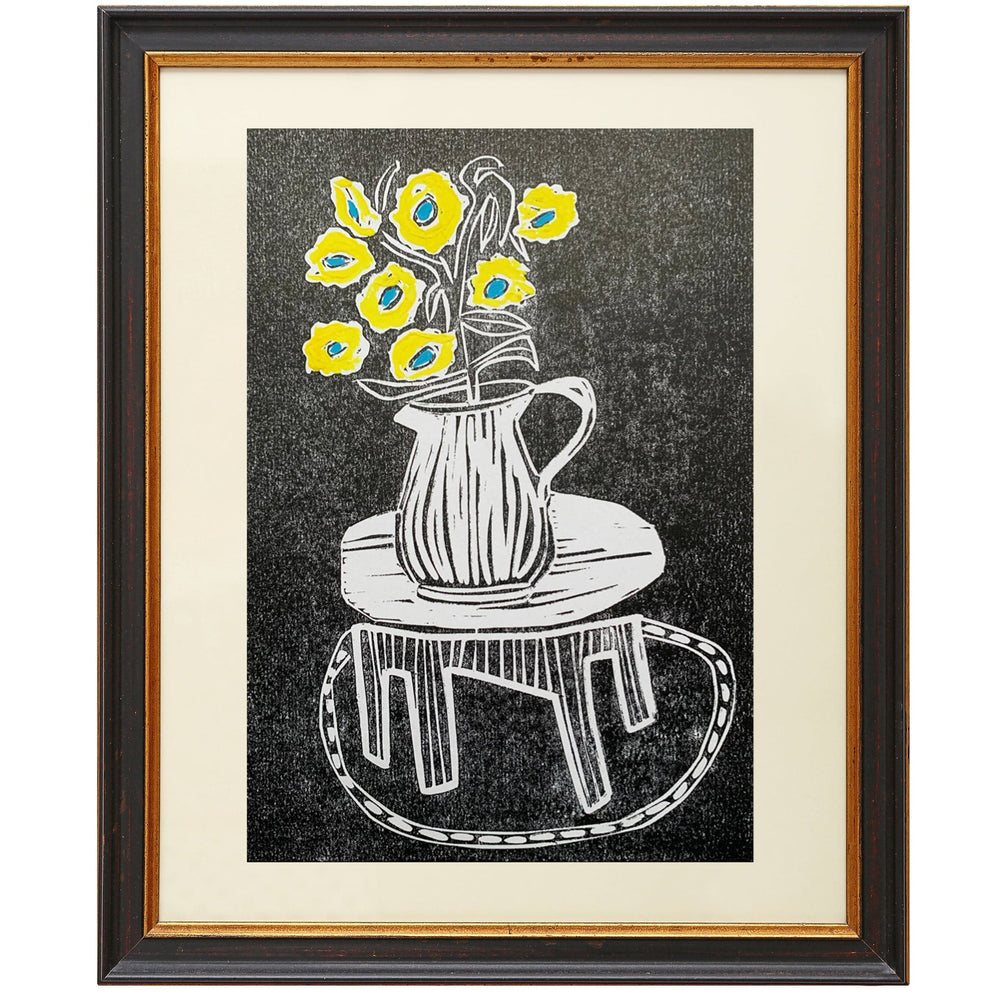 
                  
                    LINO PRINT The Sun and her Flowers
                  
                