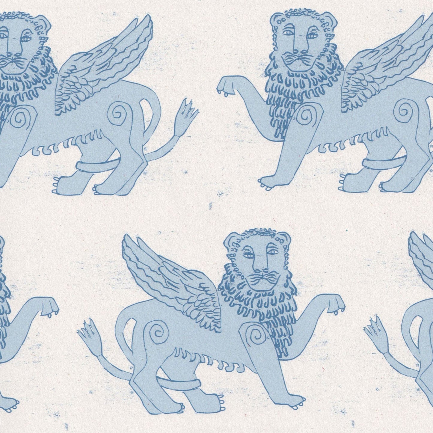 
                  
                    WALLPAPER Winged Lion Wallpaper - Delft Blue
                  
                